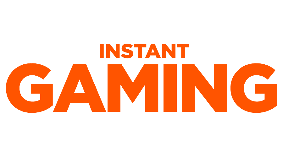 Instant Gaming logo - orange text on black background